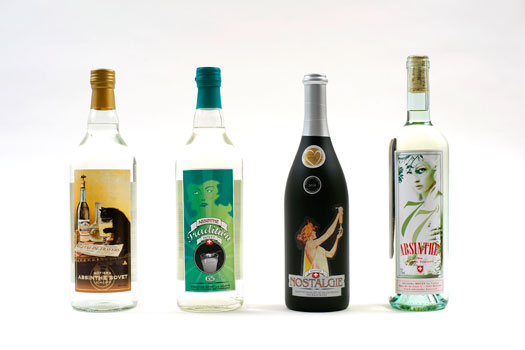Les absinthes Bovet La Valote